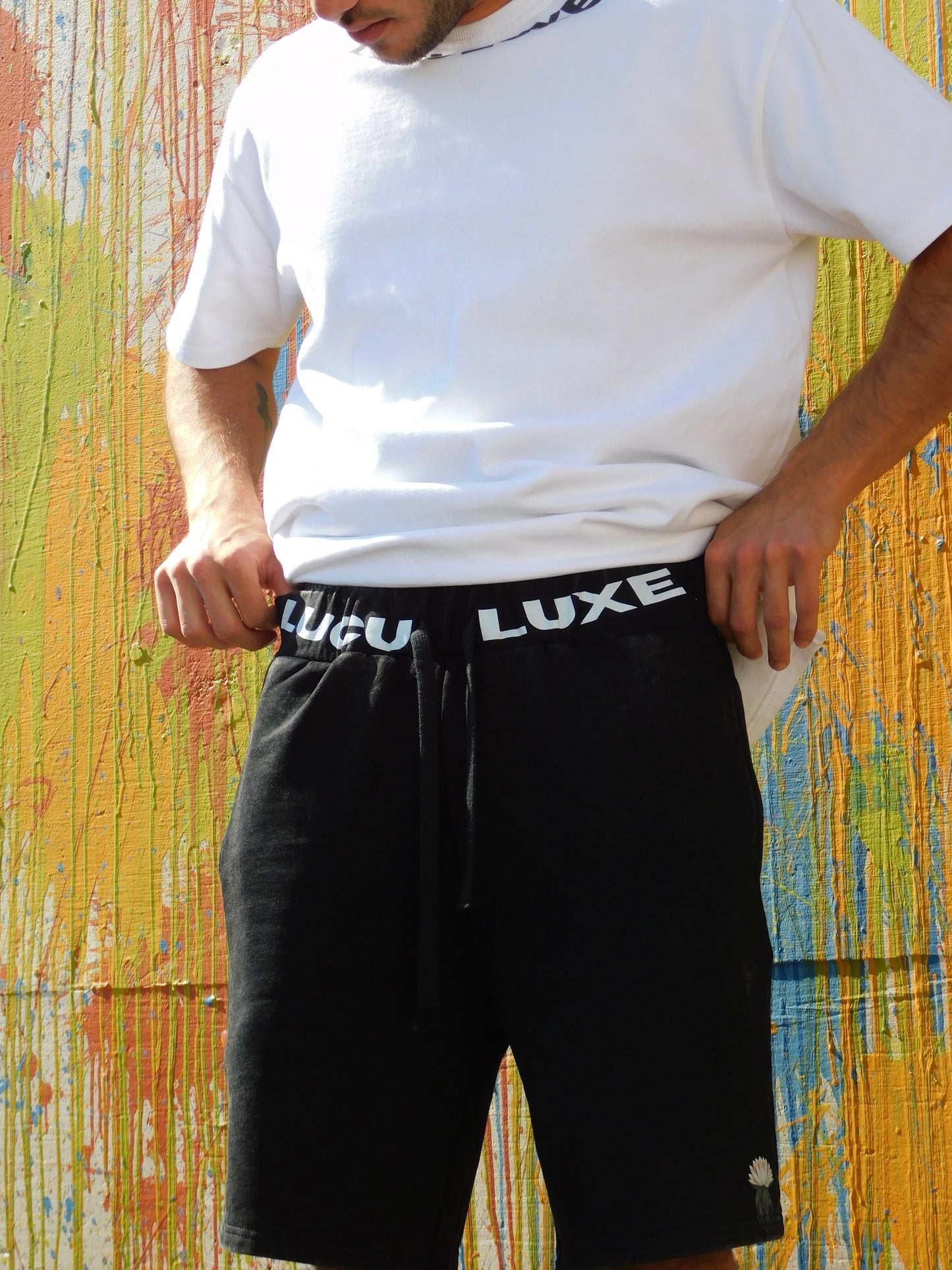 Lotus Flower Shorts